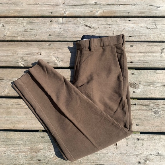 M&S Brown Dress Pants - Size 36x29 Regular Fit - Picture 3 of 8